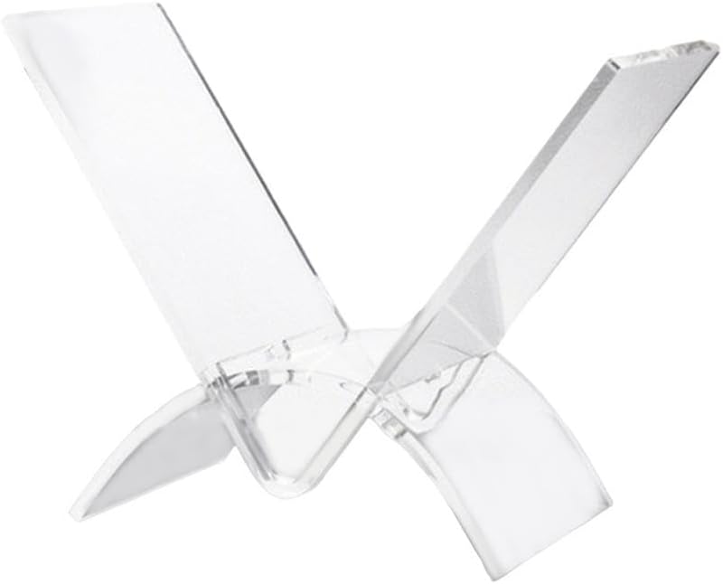 Fenteer Clear Acrylic Cookbook Holder for Home and Business Use