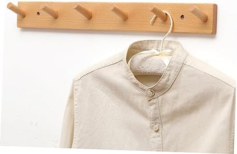 JECOMPRIS Creative Wooden Storage Rack for Entryway