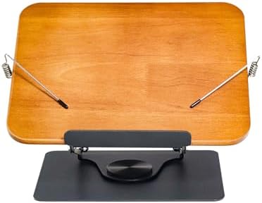 Trademark Innovations Stand SWVL Swivel Book Holder Brown 1
