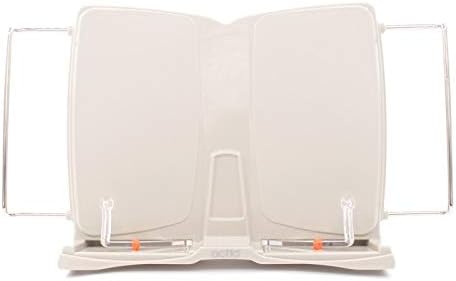 Gray Portable Adjustable Cookbook Stand