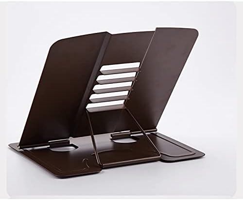 Adjustable Metal Book Stand for Cookbooks and Tablets