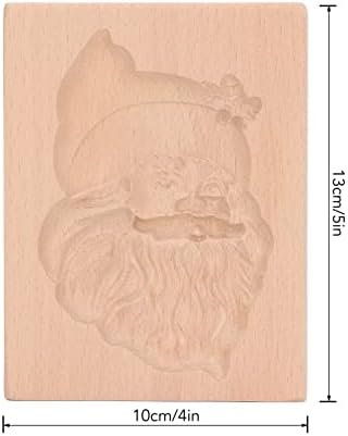 DMLENGOIN 3D Wooden Cookie Cutters Holiday Baking Tool