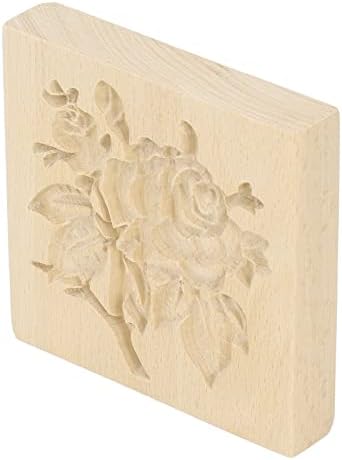 Beechwood Cookie Press Stamp for Baking and Crafting