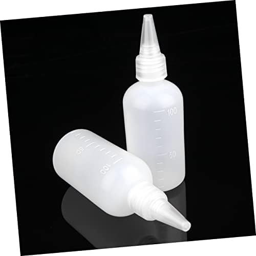 Outanaya 2sets Refillable Squeeze Bottles with Funnel for Liquid