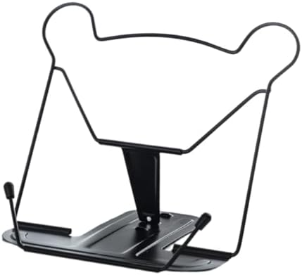 Modern Metal Book Stand Black for Home Office