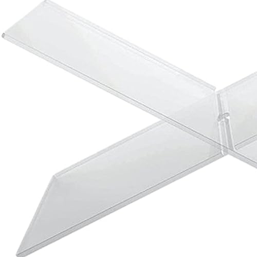 Nishiyuenyi Clear Acrylic Book Display Stand for Desk