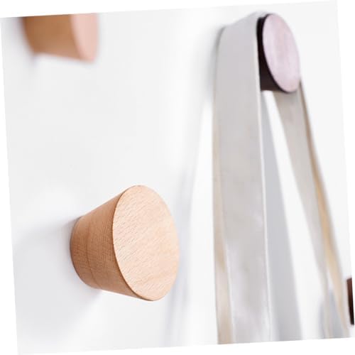 3pcs Wooden Coat Hook Modern Wall Organizer
