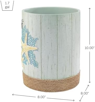Avanti Linens - Decorative Beachcomber Trash Can