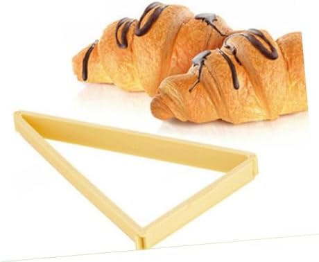 BIUDECO 2pcs Croissant Triangle Baking Cutter