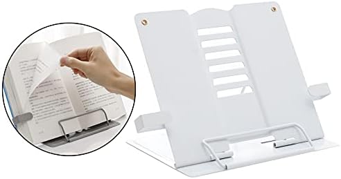 Book Stand Desk Metal Holder with 6 Positions