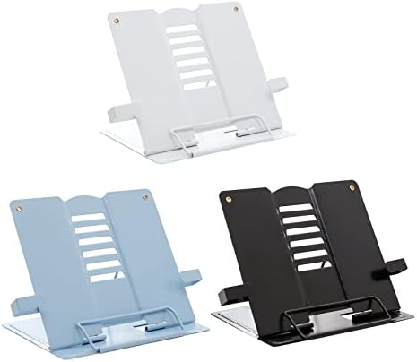 Book Stand Desk Metal Holder with 6 Positions