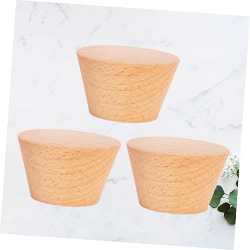 MAGICLULU 3pcs Wooden Hooks for Home Kitchen Bathroom