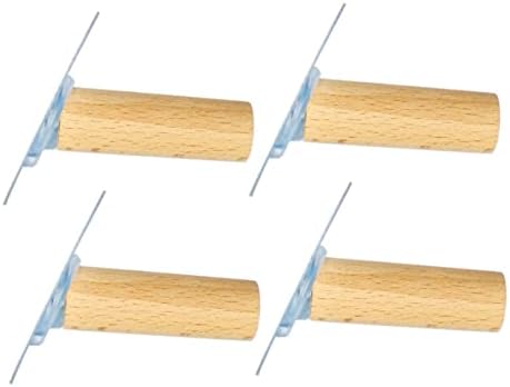 4Pcs Traceless Adhesive Wall Hooks for Hats and Coats