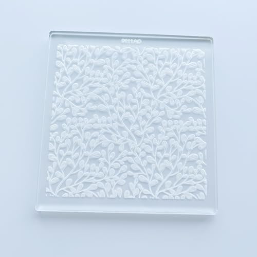 Woodland Texture Embosser Leaf Vine Cookie Stamp 1