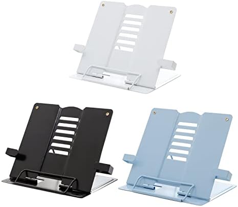 Book Stand Desk Metal Holder with 6 Positions