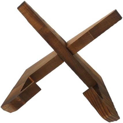 Wooden Cookbook Stand for Kitchen and Office Use