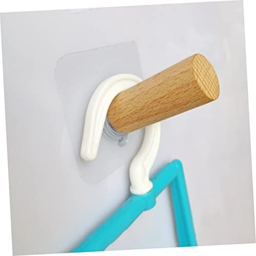 4Pcs Traceless Adhesive Wall Hooks for Hats and Coats