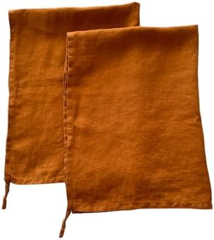 Eight Owls Linen Dish Towels - 20x27 Inch Set of 2