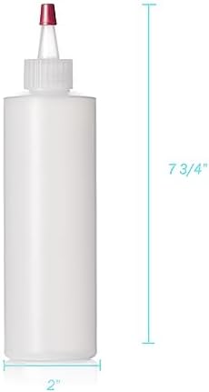 ljdeals 8 oz Squeeze Bottles Pack of 6