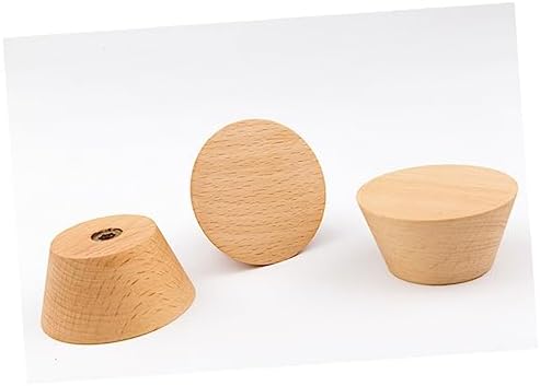 3Pcs Beech Wooden Wall Hooks Space-Saving Storage Organizer