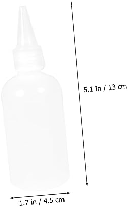 Outanaya 2sets Refillable Squeeze Bottles with Funnel for Liquid