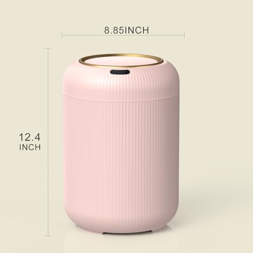Smart Bathroom Trash Can with Touchless Lid