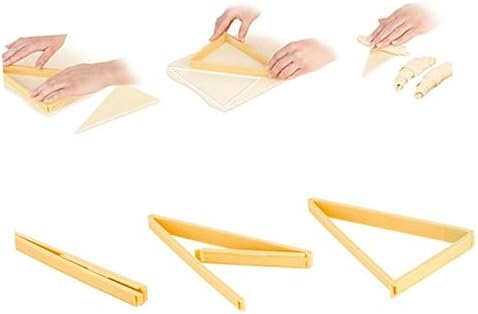 BIUDECO 2pcs Croissant Triangle Baking Cutter