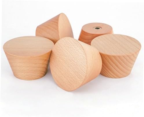 Happyyami 3Pcs Beech Wooden Wall Hooks