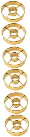 PRETYZOOM 3sets Donut Cookie Stencils