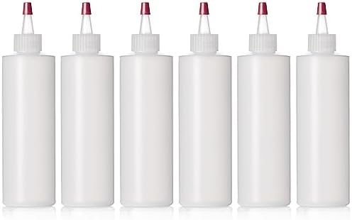 ljdeals 8 oz Squeeze Bottles Pack of 6