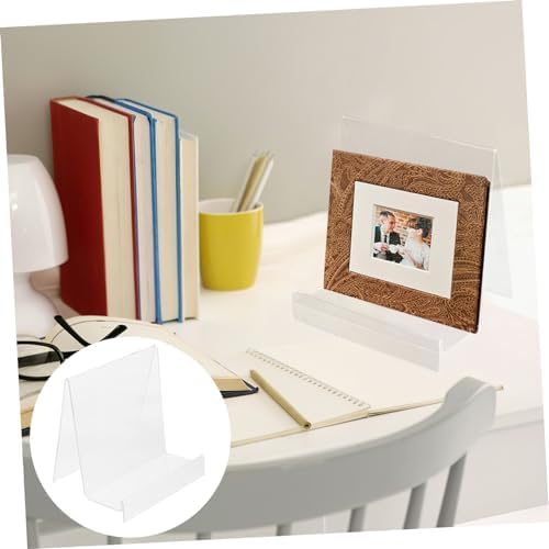 Luxshiny Acrylic Book Shelf for Magazines and Art
