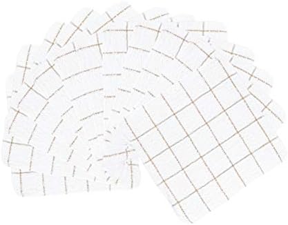 Arkwright Dish Towels - 12 Pack 100 Cotton 12x12 Inches Tan