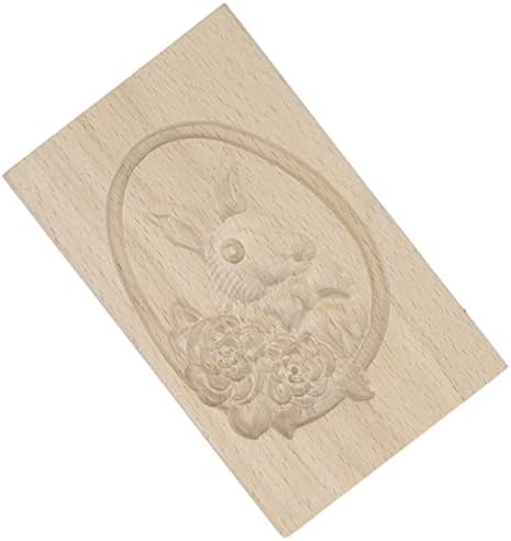ZJchao Wooden Cookie Cutter with Beautiful Patterns