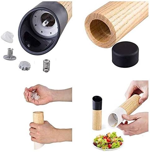 GHUJHH Spice Racks Pepper Grinder Set