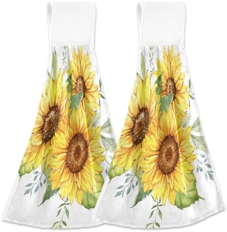 OTVEE Sunflower Bouquets Kitchen Towels 2 Pieces 1