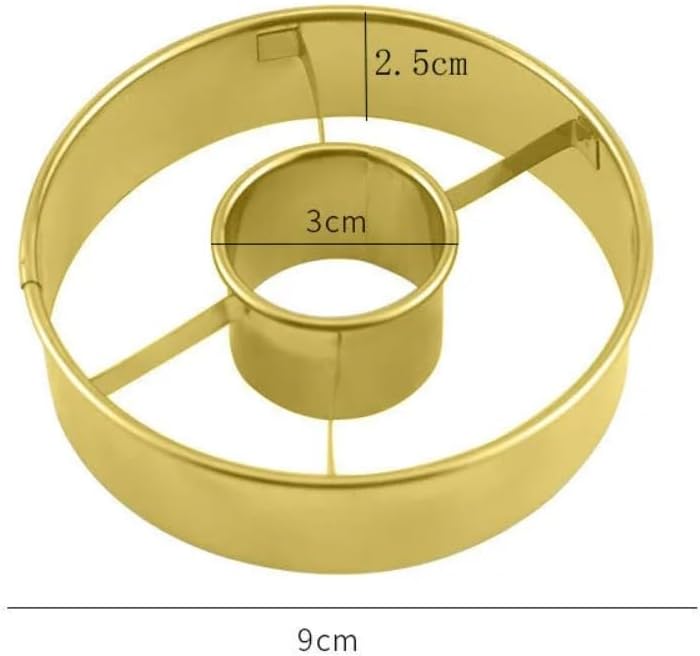Stainless Steel Donut Mould for Baking Mini Donuts and Cookies