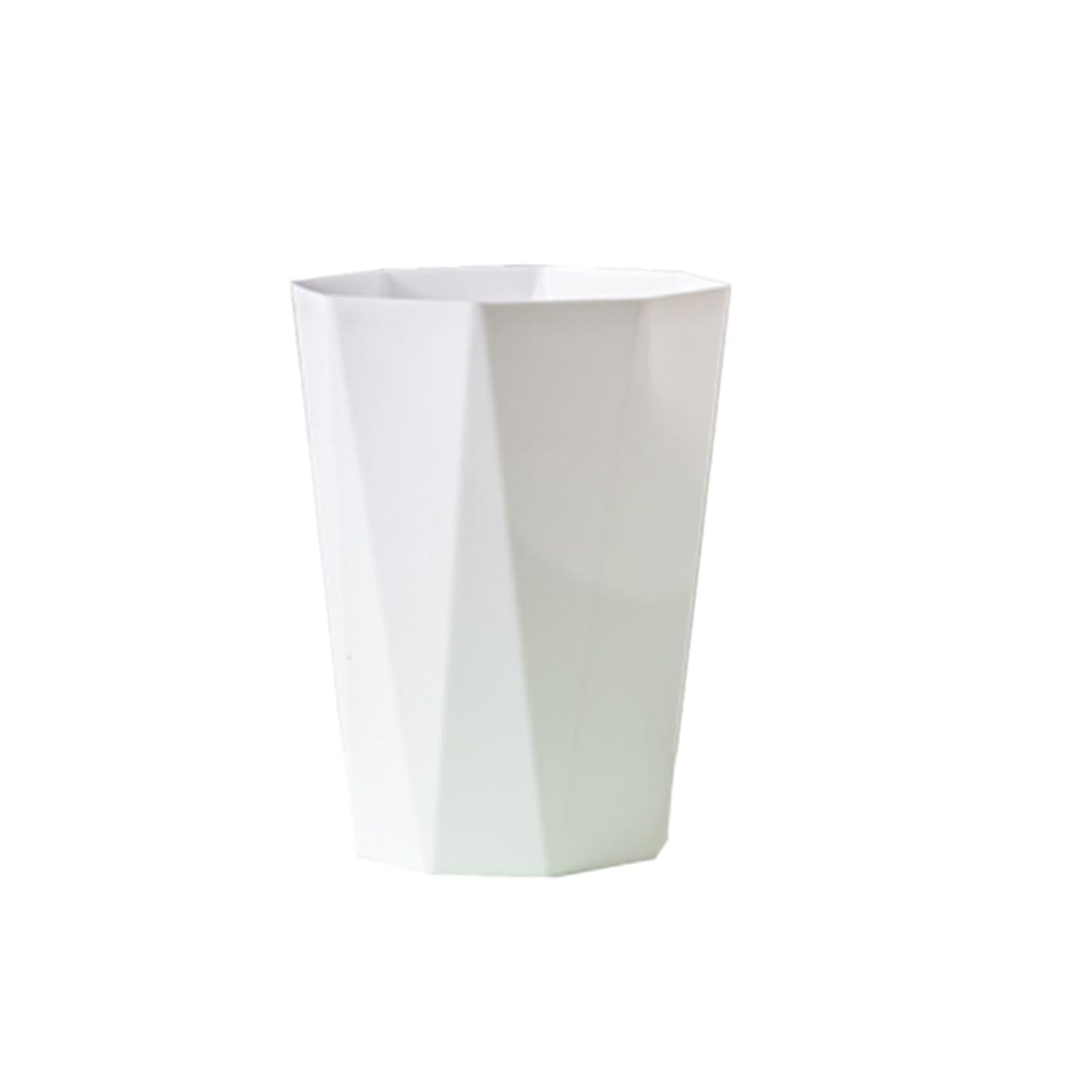YYDSBS Polygon Small Trash Can White