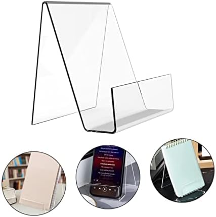 2pcs Acrylic Cookbook Stand Book Holder Display Racks