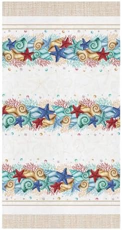 ZOE GARDEN Coastal Starfish Kitchen Towel 18x28