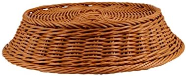 JAPCHET 4 Pack 12 Inch Wicker Bread Baskets