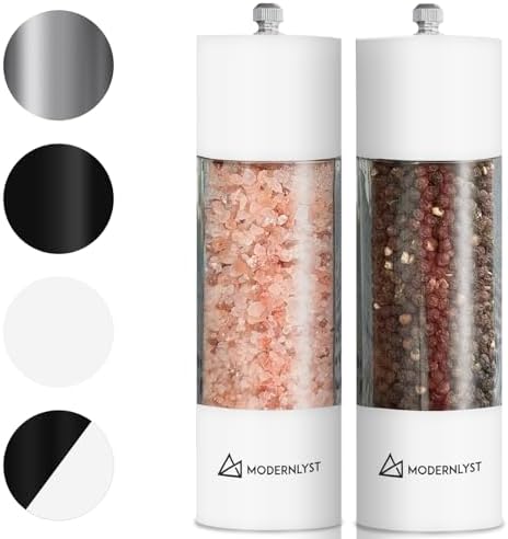 Modernlyst Manual Salt Pepper Grinder Set of 2