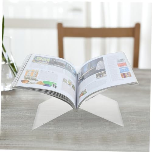 Cabilock Acrylic Cookbook Stand Kitchen Display Holder