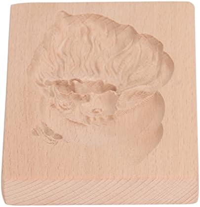 DMLENGOIN 3D Wooden Cookie Cutters Holiday Baking Tool