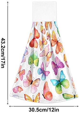 Aslsiy Butterfly Dish Towels Set of 2 1