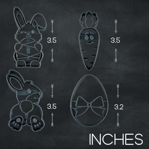 Moose Goods Easter Cookie Cutter Set of 4