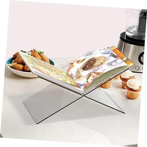 Acrylic Recipe Book Stand for Kitchen Counter
