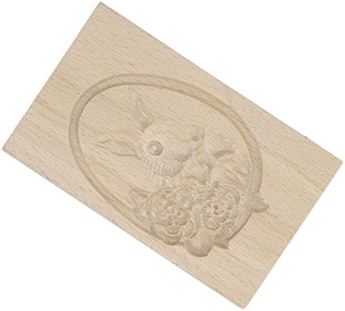 ZJchao Wooden Cookie Cutter with Beautiful Patterns