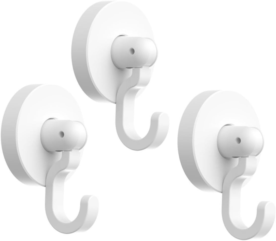 Cabilock 3Pcs Adhesive Door Hooks for Bathroom Kitchen 1