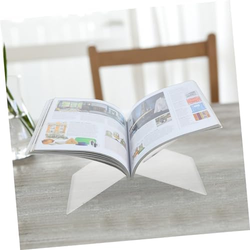 1 Set Acrylic Book Stand for Kitchen and Office