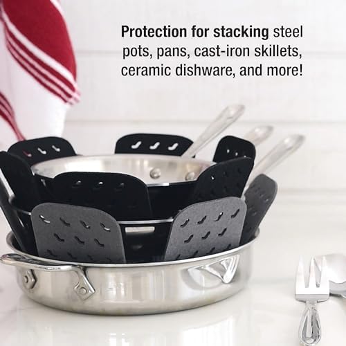 All-Clad 3-Piece Cookware Protectors - BlackGrey